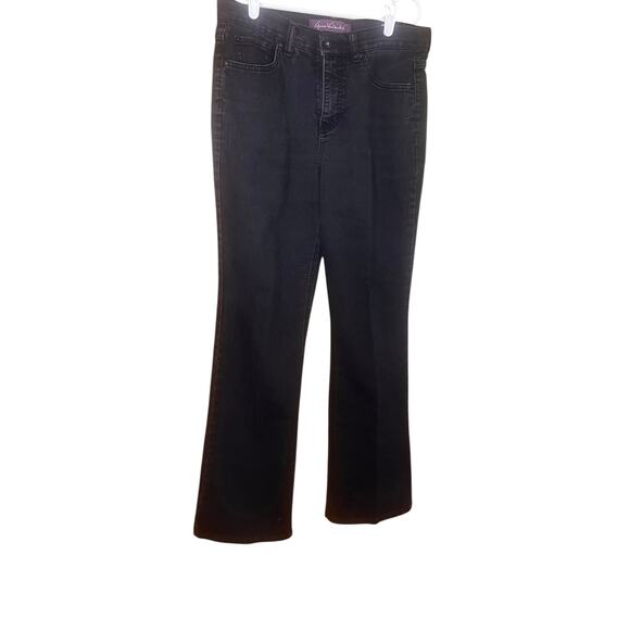 Gloria Vanderbilt Gabby Black Denim Bootcut Size 10 - Picture 3 of 6